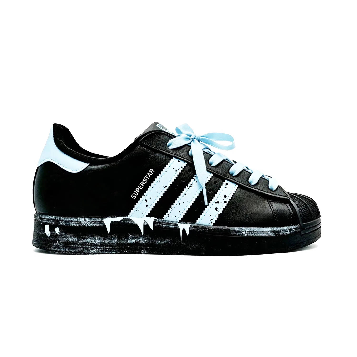 Детские кеды для скейтбординга Superstar 2, Adidas Originals, Black — фото 3
