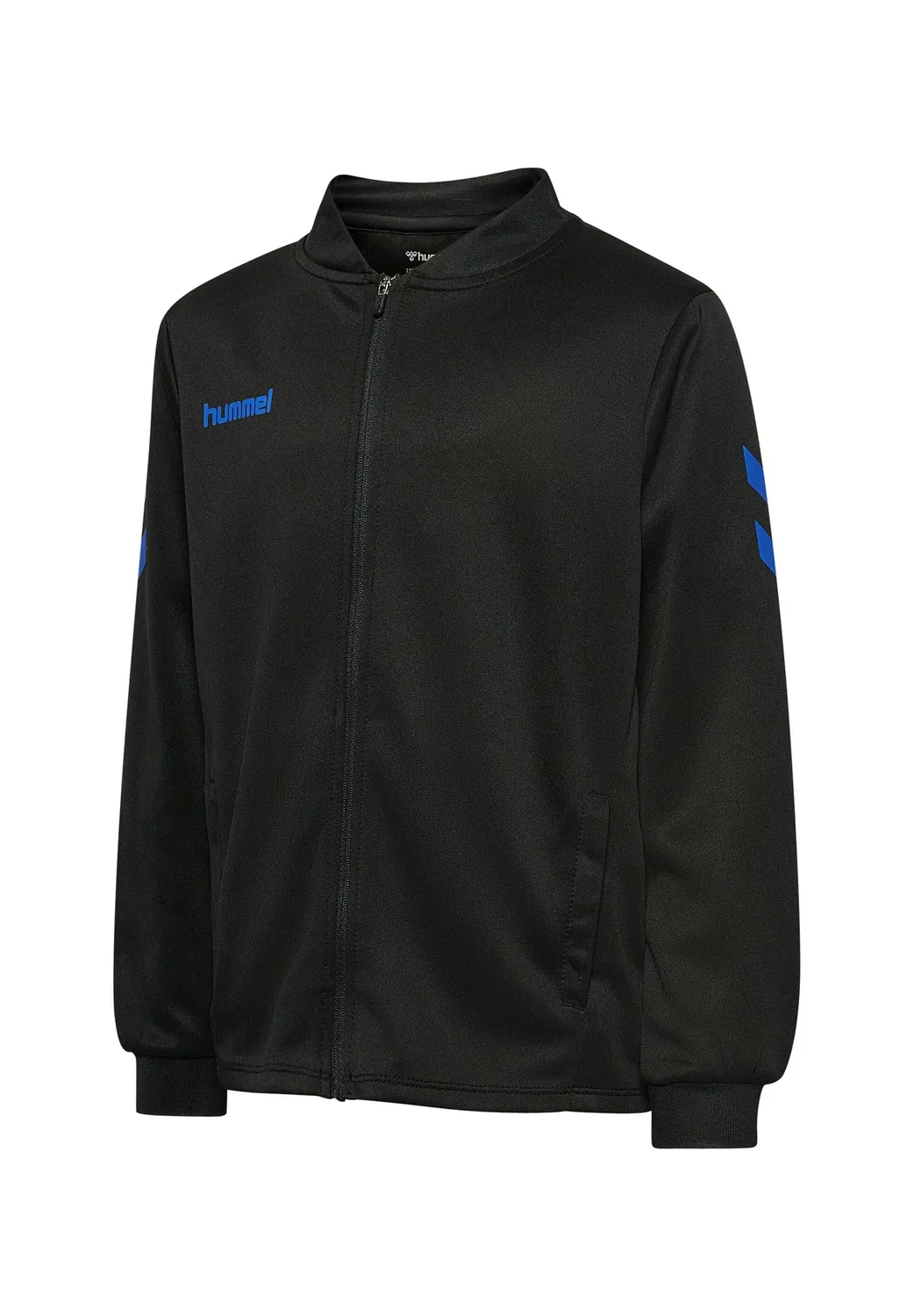 Детская тренировочная куртка Hmlblaze club 26 на молнии, унисекс Hummel, Black Blue — фото 4