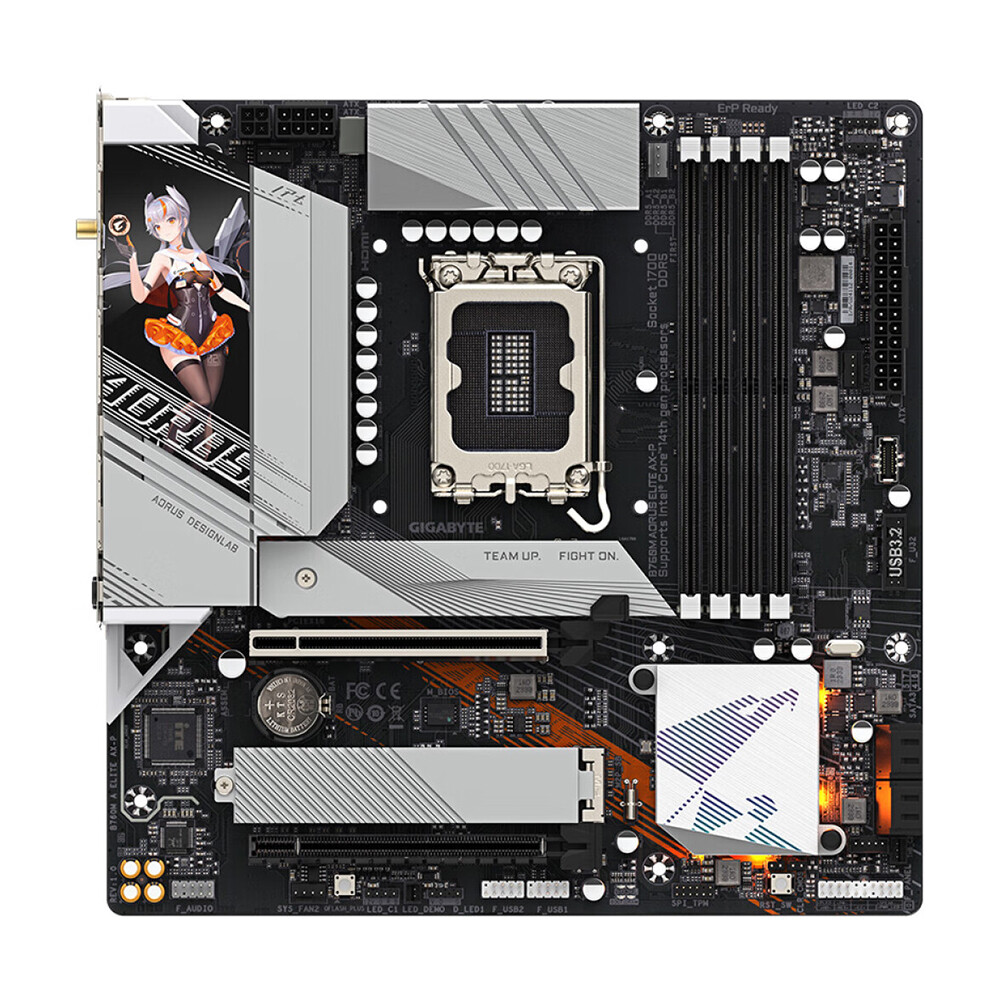 

Материнская плата Gigabyte B760M AORUS ELITE AX-P, LGA 1700, DDR5, Wi-Fi