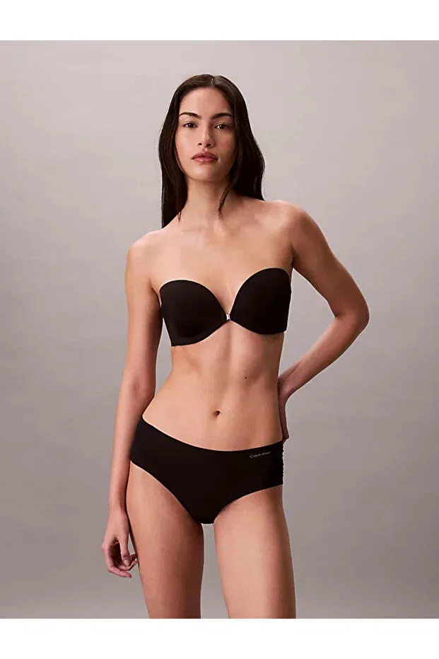 Женский бюстгальтер-пуш-ап без бретелек Calvin Klein, Black — фото 2