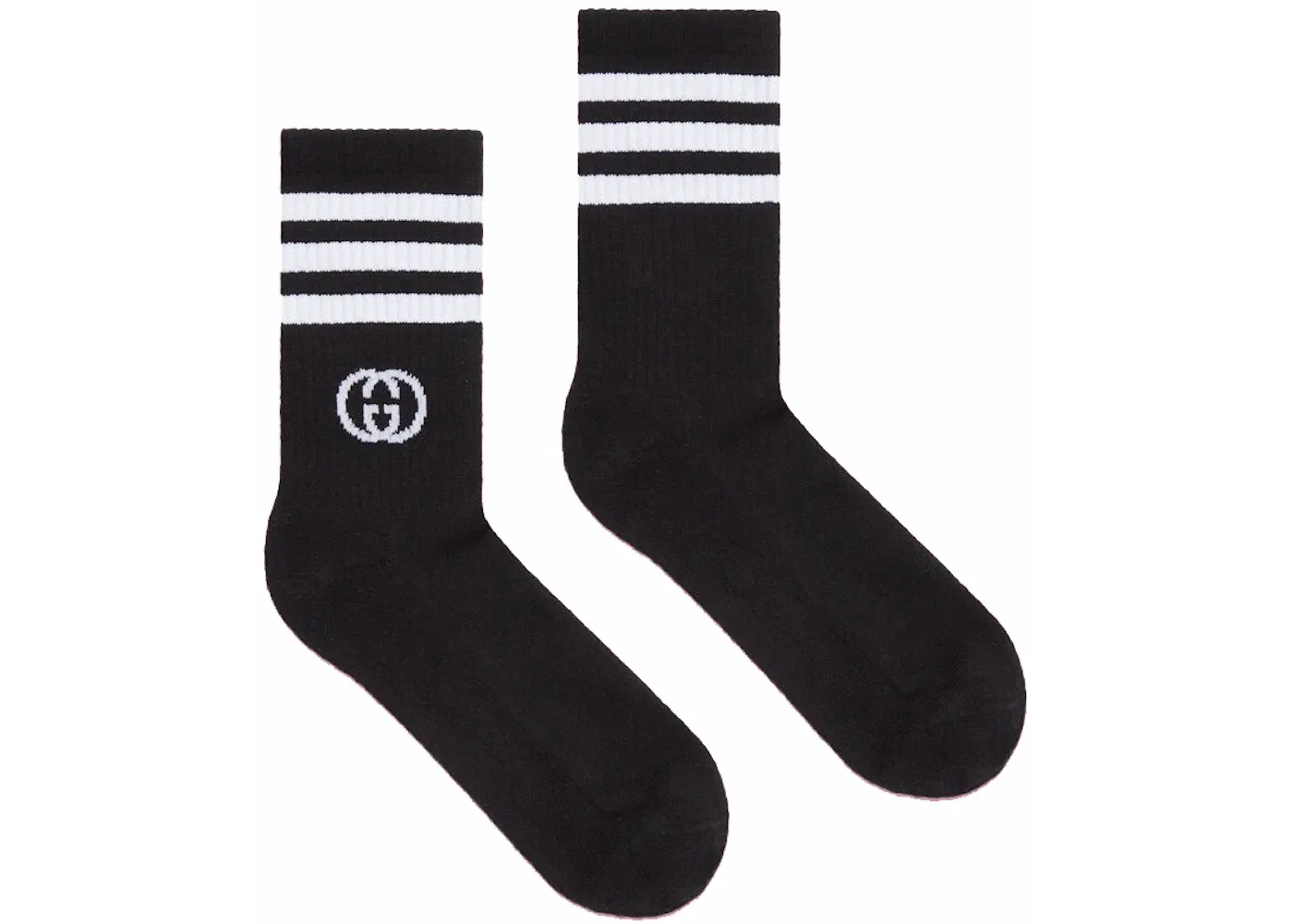 Унисекс носки с принтом Gucci x Adidas Socks, Black/White