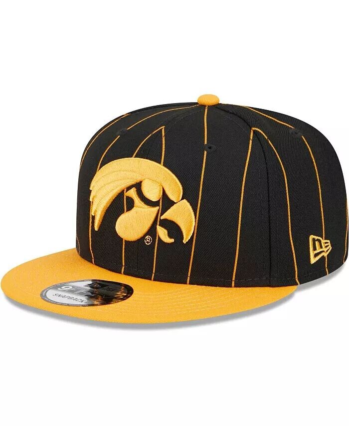 

Мужская черная, золотистая кепка Iowa Hawkeyes в винтажном стиле 9FIFTY Snapback New Era, черный