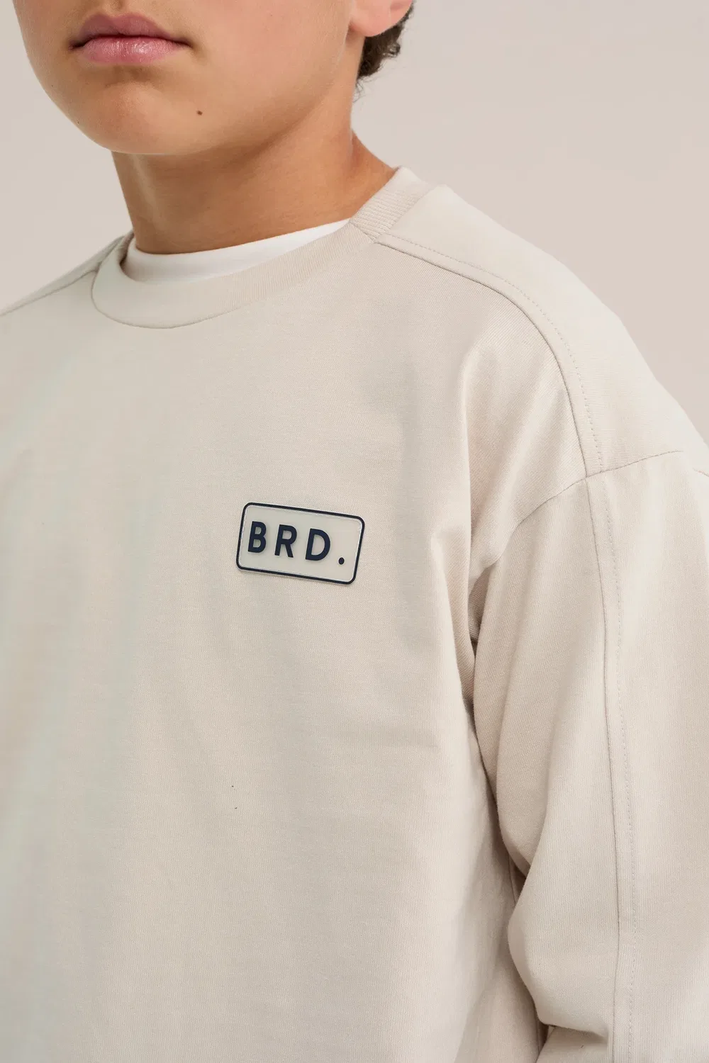 Blue Ridge - футболка с длинными рукавами We Fashion, Beige — фото 2