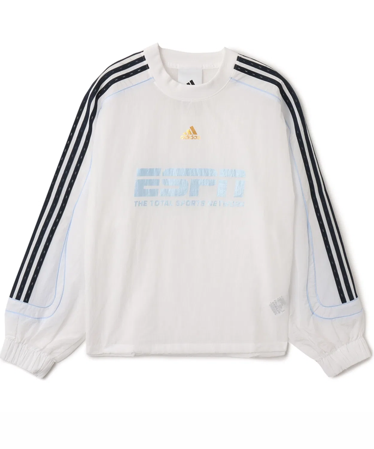 Женский свитшот свободного кроя с сетчатыми вставками Teamgeist 2.0 Adidas, Белый