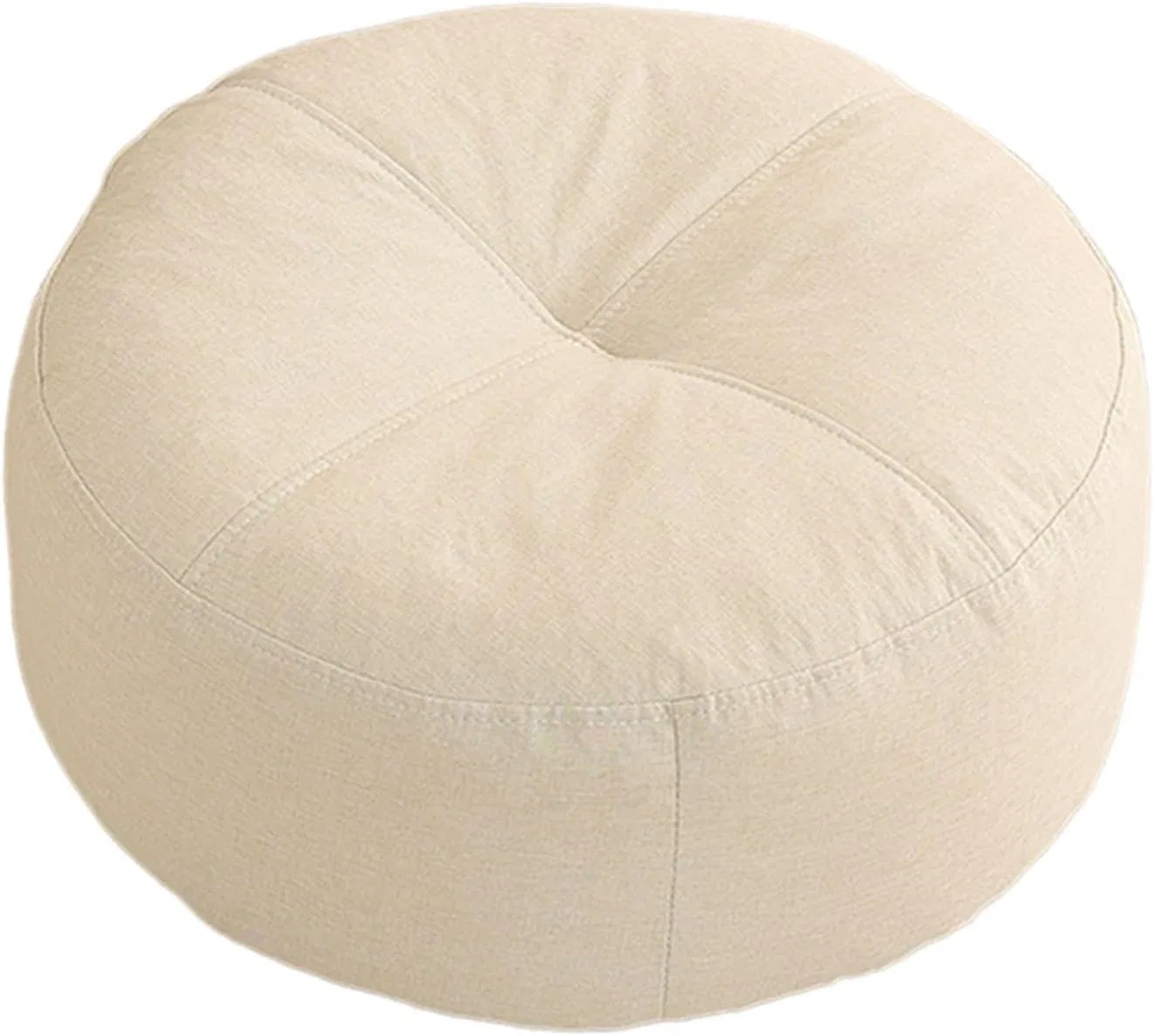 Круглое напольное подушка из льна, BOKIOESDE, 40x15 см, Khaki
