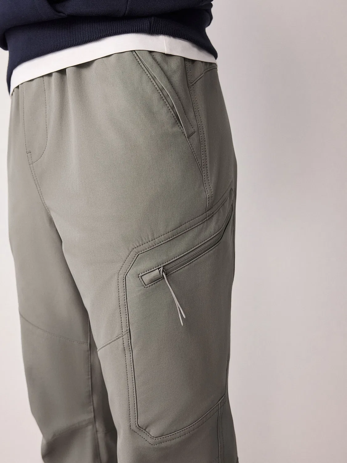 Брюки карго Slim Fit DryTech Next, серый — фото 4
