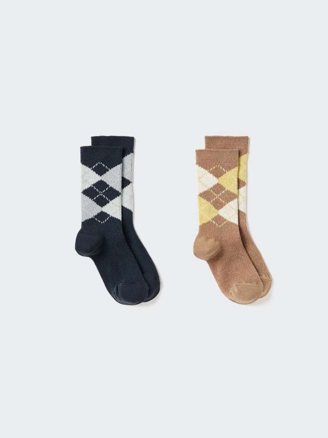 Носки HEATTECH 2 пары Uniqlo, темно-синий