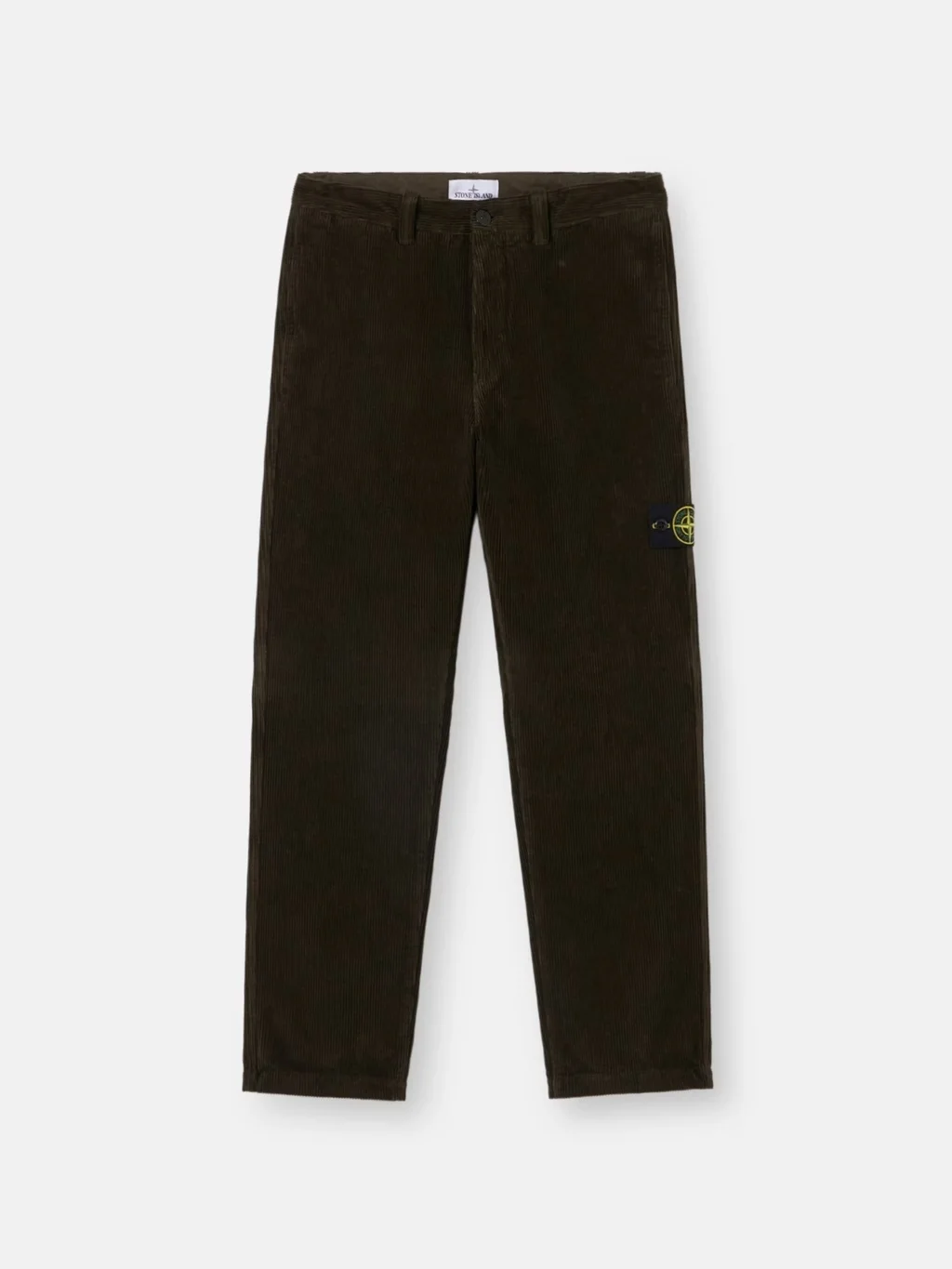 Мужские брюки чинос Stone Island With Contrast Pocket Regular Fit, угольно-серый — фото 2