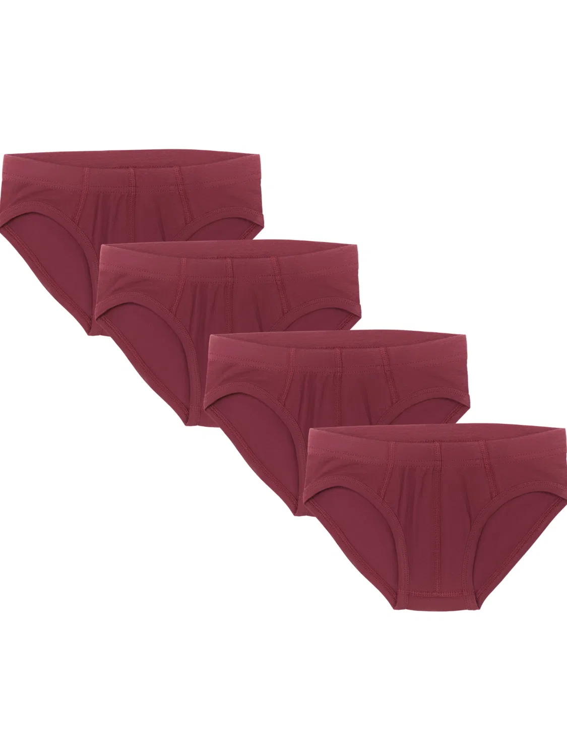Трусы Albero Natur Bio-Baumwoll-Jungenslip-4er Pack, Бордо