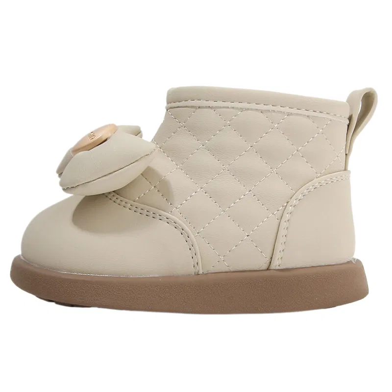 Детские ботинки для малышей с флисовой подкладкой MAIBUXIONG, Beige