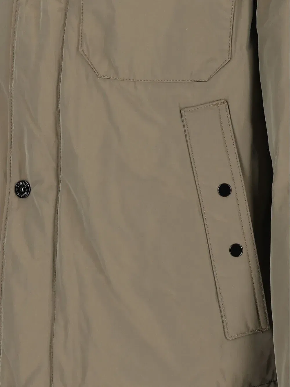 Куртка на подкладке из микрорепса Stone Island, зеленый — фото 4