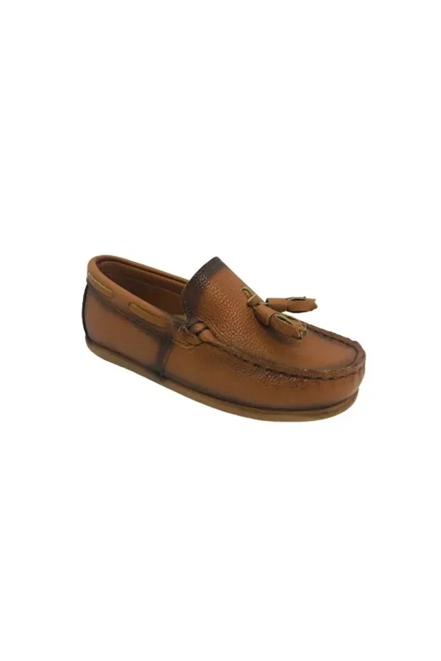 Детские лоферы для мальчиков ортопедические Onur Ortopedik Pine Kids, Brown