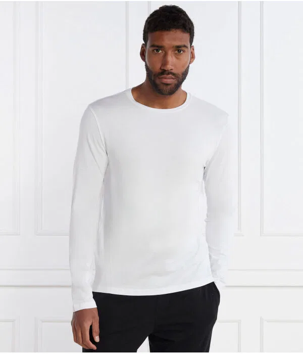Мужской комплект лонгсливов Longsleeve 2-pack Tommy Hilfiger, белый — фото 3