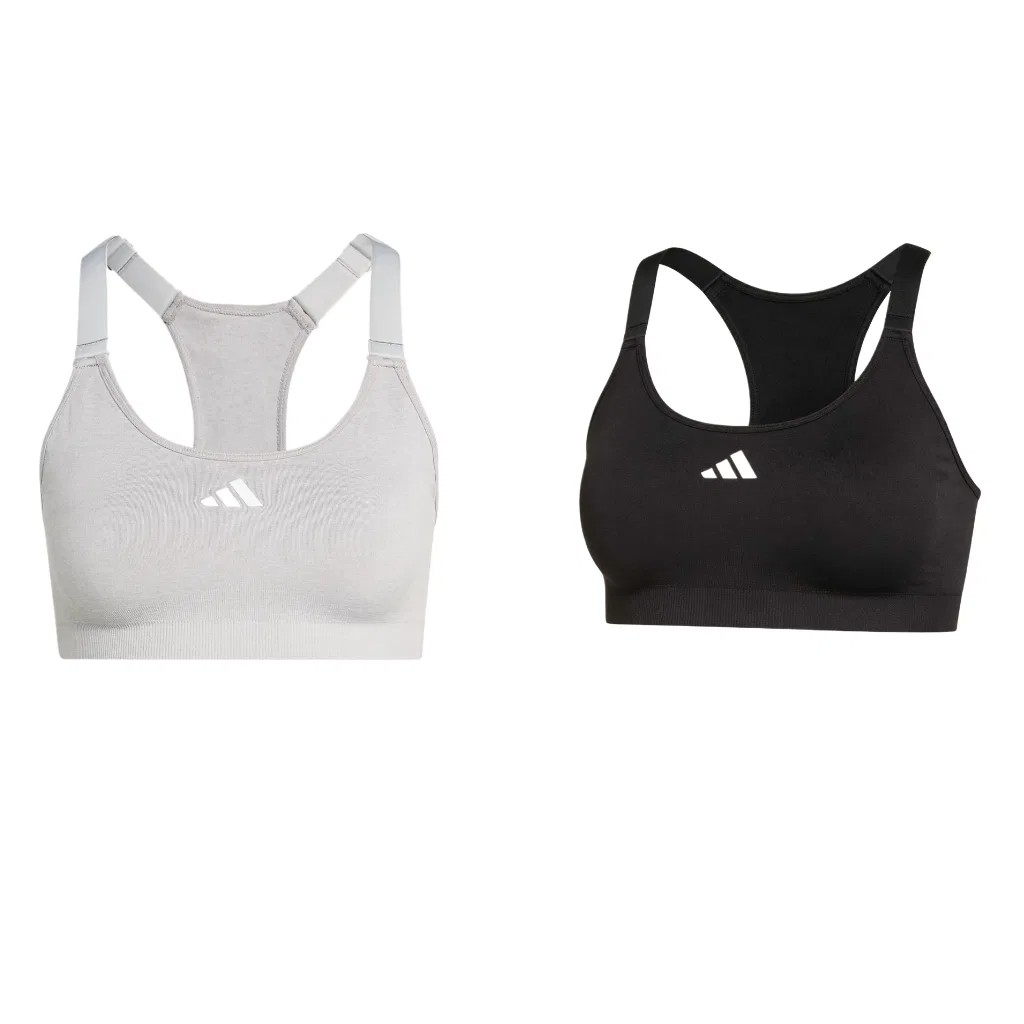 Спортивное белье Optime, 2 пары, Adidas, Black/Light Gray/Pure Ice Gray