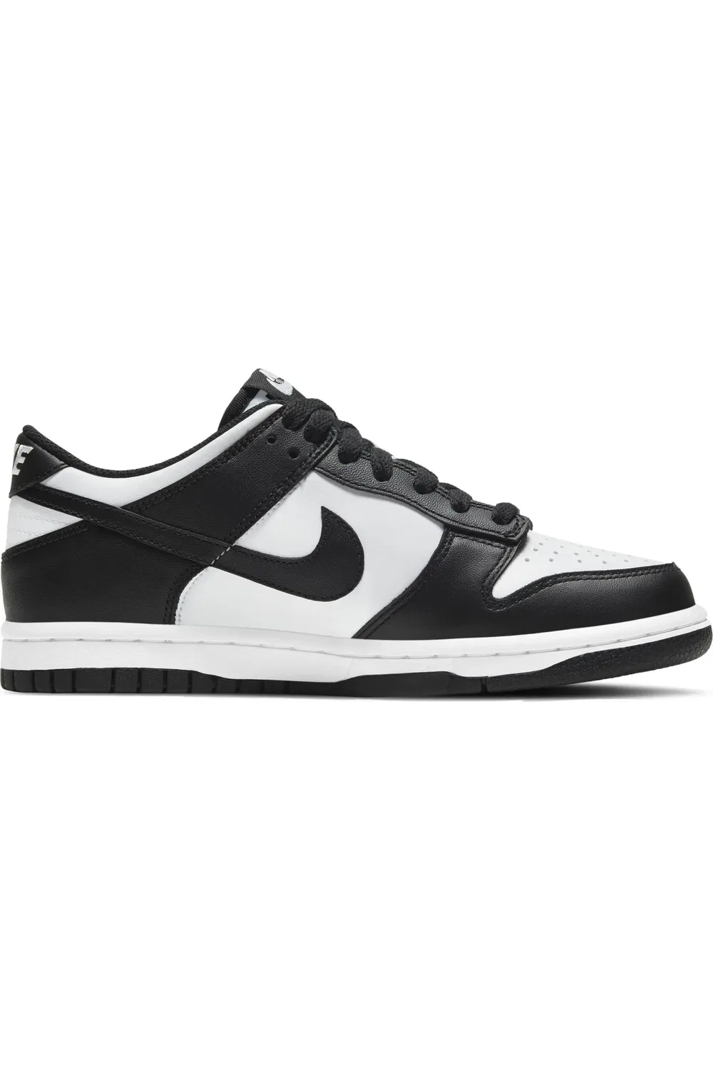 Кроссовки детские баскетбольные Dunk Low Nike, 100 белый/черный — фото 2