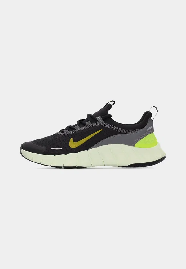 Кроссовки с дышащей сеткой Free Ride Nike Performance, Black/Saffron Quartz/Pencil Point/Volt Ice/Volt Tint, черный — фото 2
