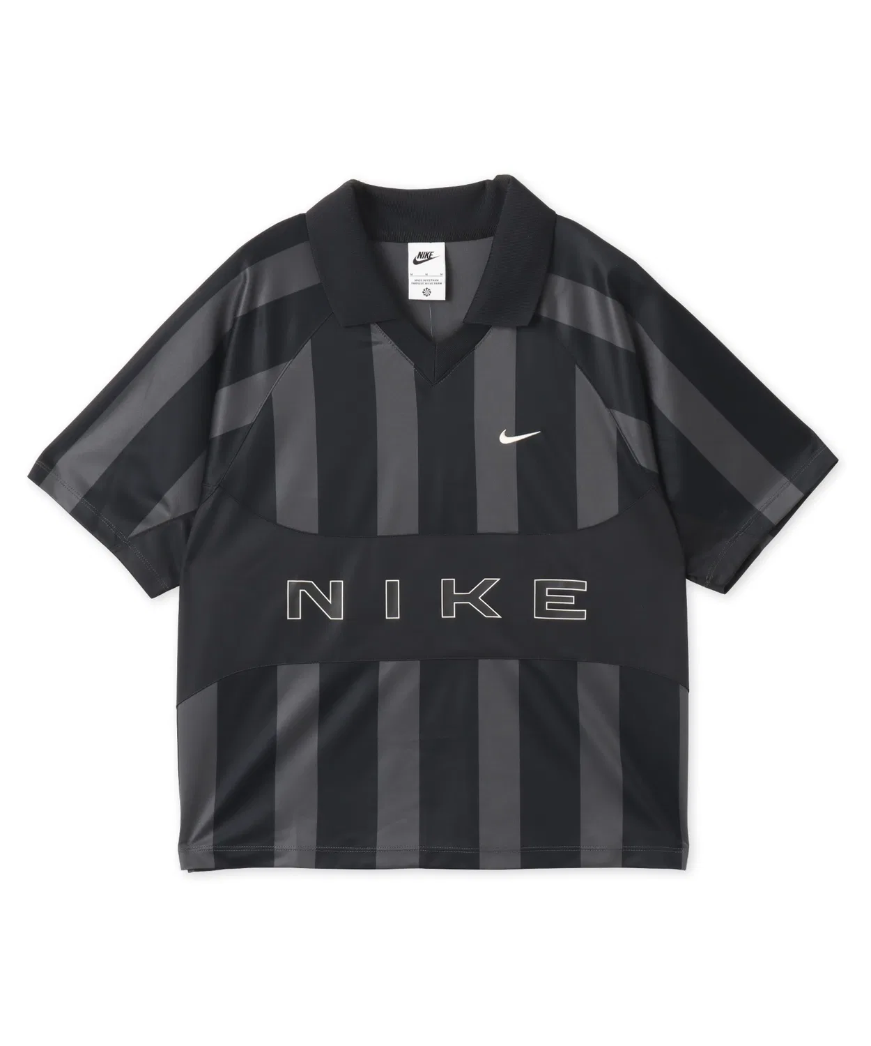 Женский джерси-топ с длинным рукавом оверсайз NIKE, Beige — фото 4