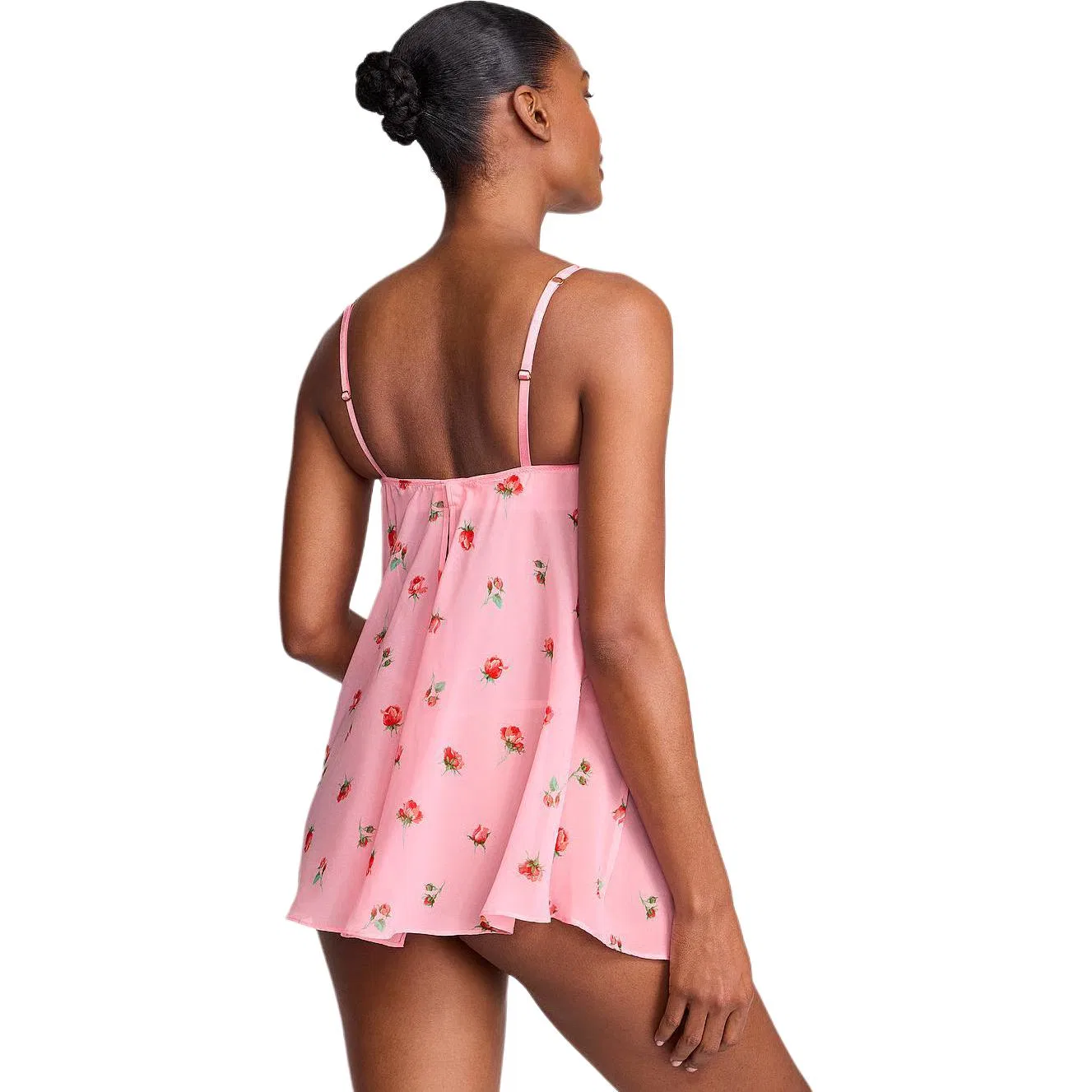 Женский пижамный комплект с принтом Victoria's Secret, Petal Pink Floral — фото 4