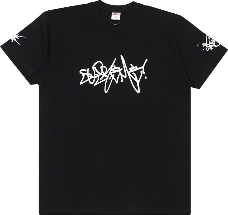 

Футболка Supreme Rammellzee Tag Tee 'Black', черный