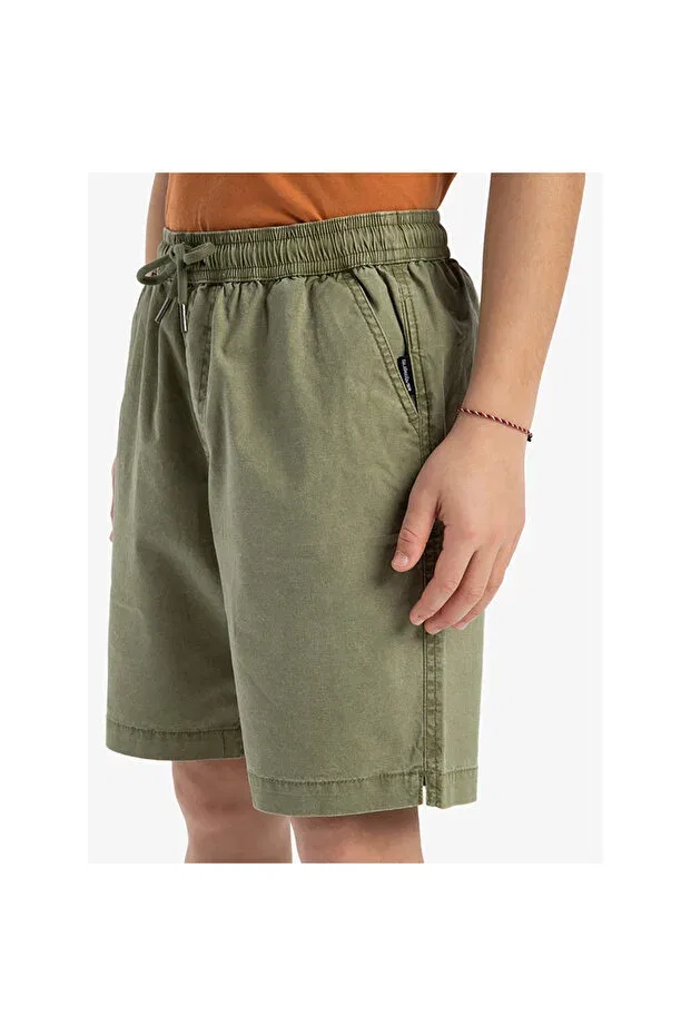 Детские шорты для девочек хлопковые Everyday Union Light Quiksilver, Khaki — фото 3