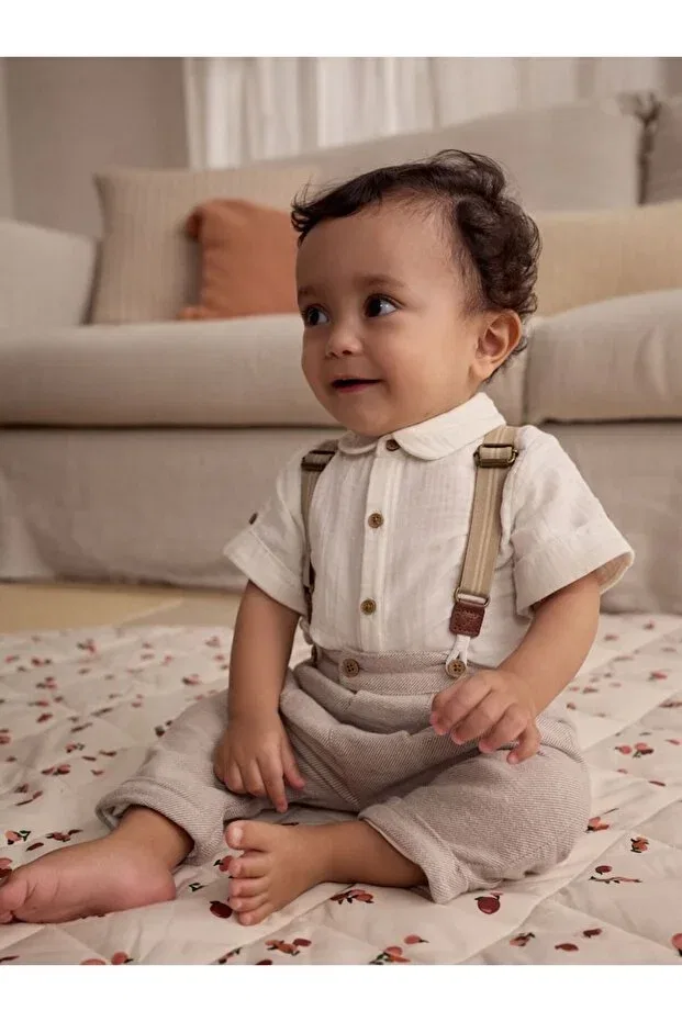 Детский набор для мальчиков из муслина Костюм Next Baby, Cream