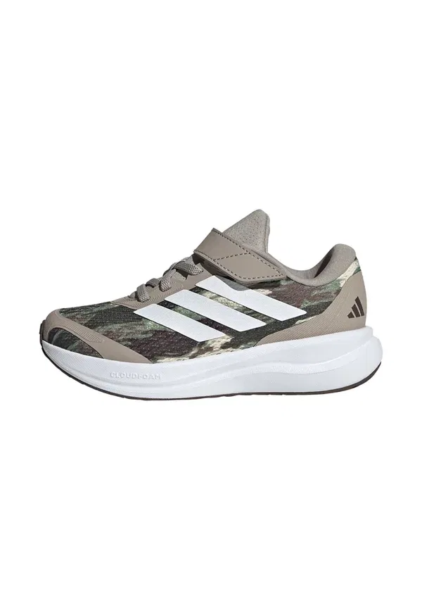 Детские кроссовки Runfalcon 6 унисекс Adidas Sportswear, белый/темно-коричневый/светло-коричневый