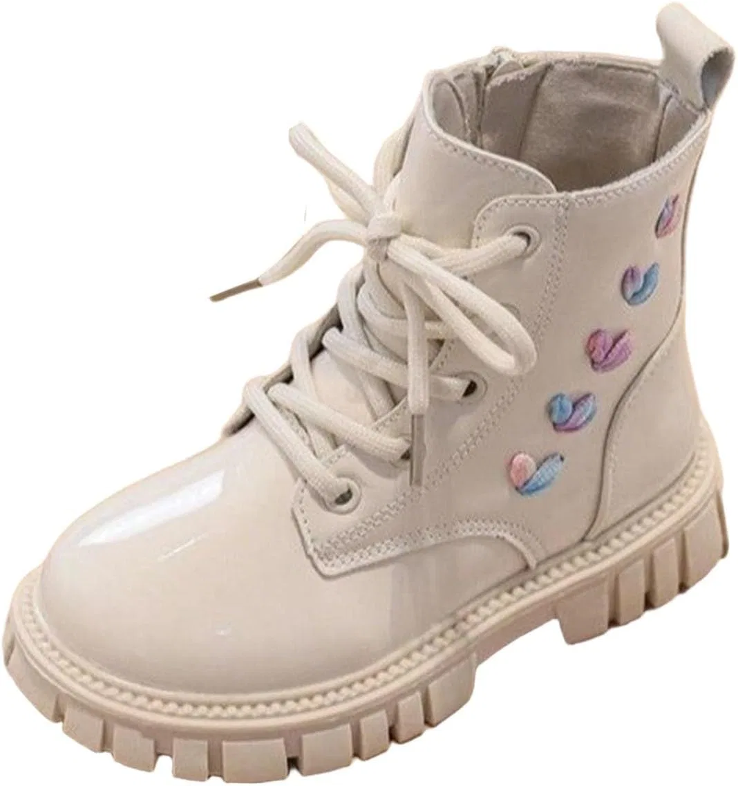 Детские ботинки для девочек с вышивкой Zzalalana, Beige