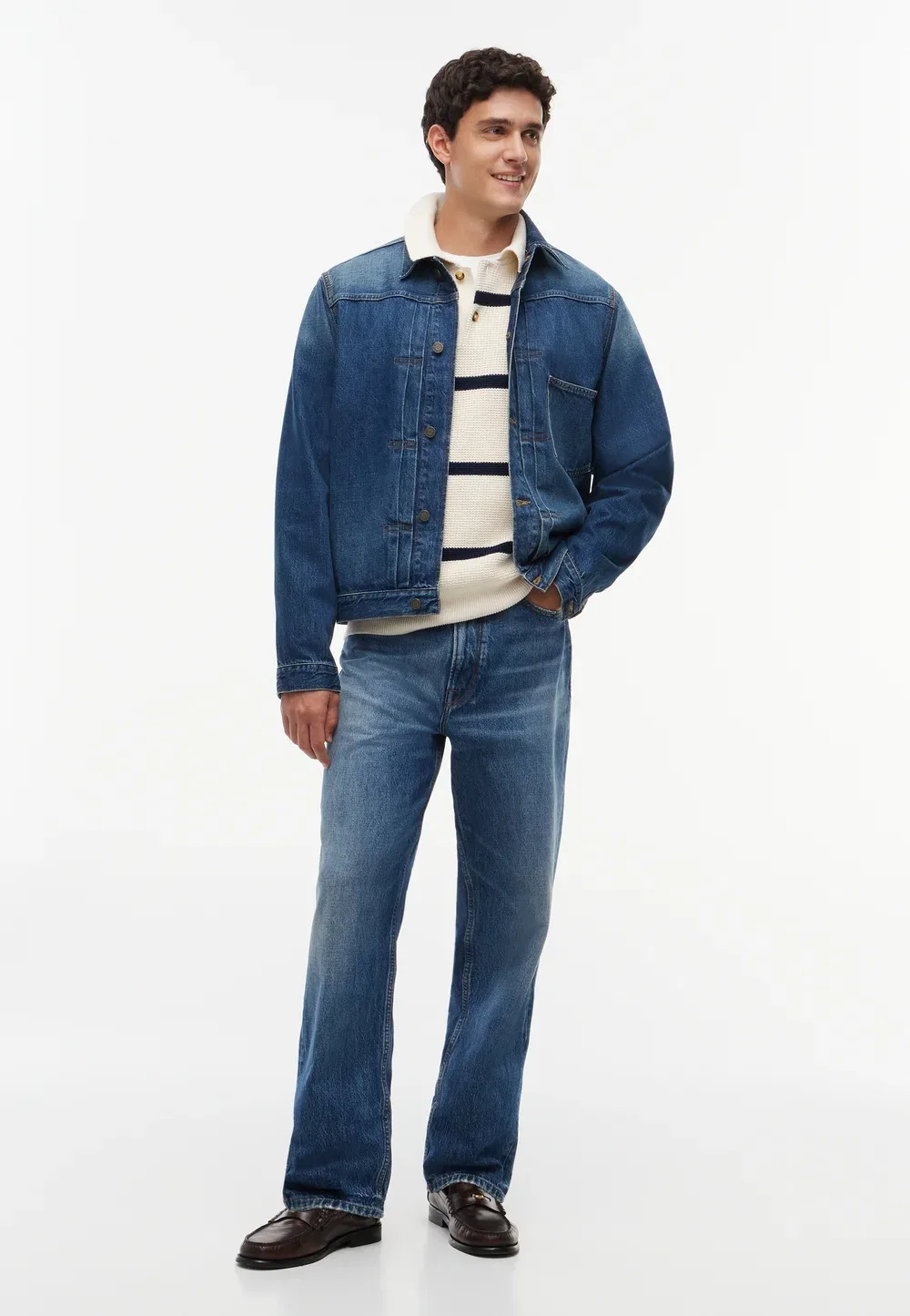 Вафельная структура для регби - джемпер Tommy Hilfiger, Ivory Petal/Carbon Navy — фото 2