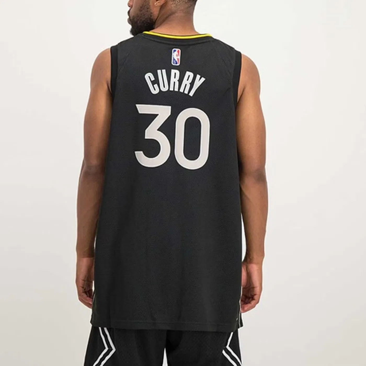 Джерси баскетбольное с принтом Stephen Curry 30 Nike, черный — фото 4