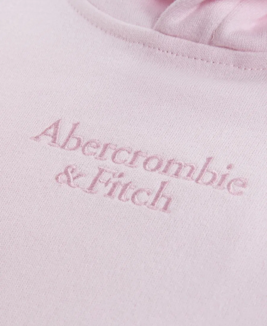 Худи с капюшоном и логотипом Abercrombie Kids, Cradle Pink — фото 3
