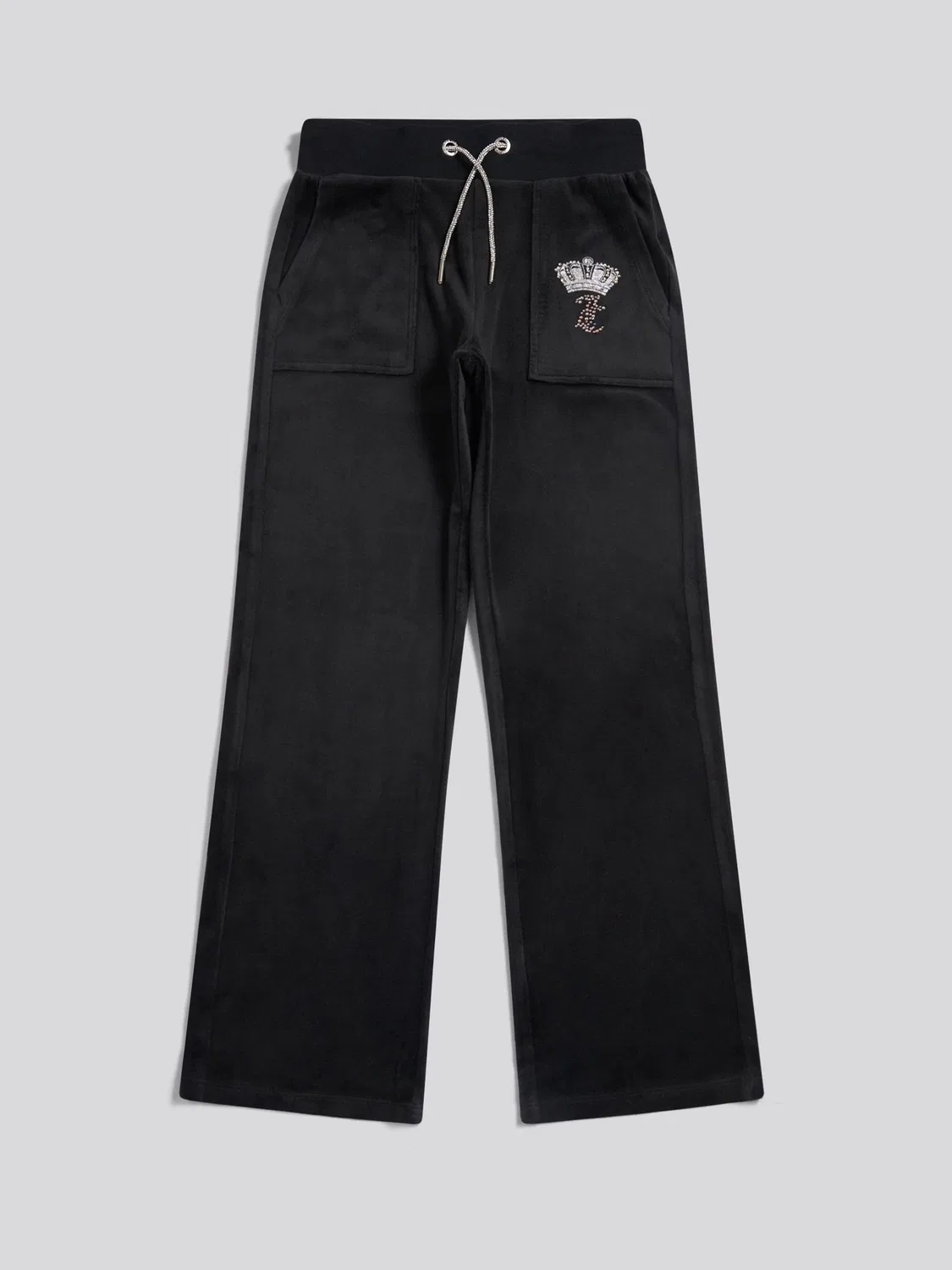 Джоггеры велюровые Juicy Couture Black Daydreamer, черный