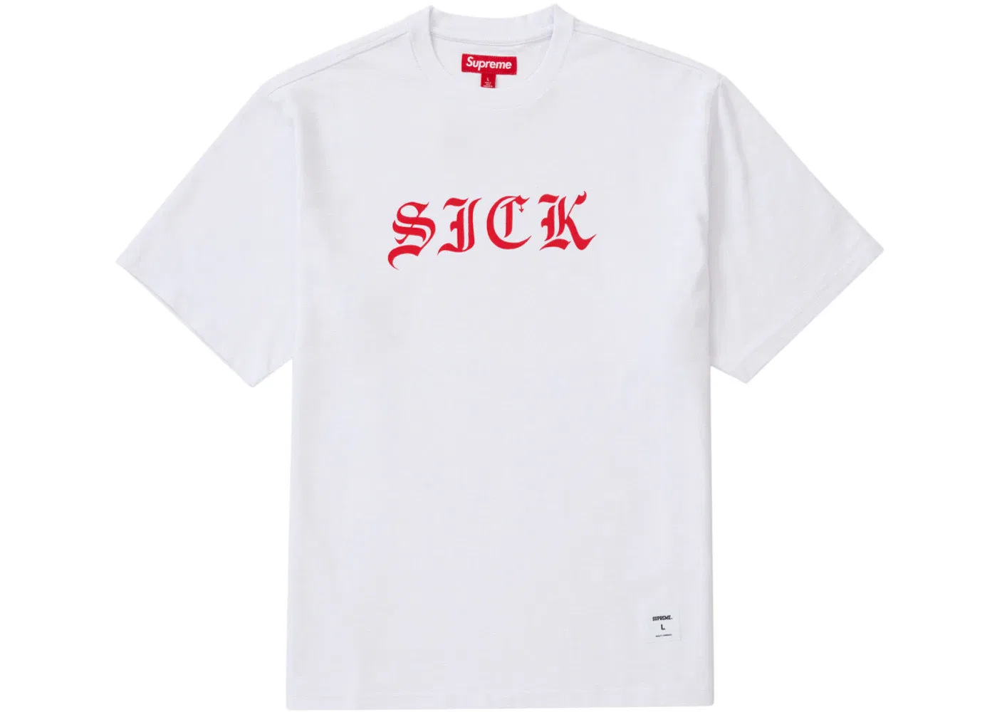 Мужской топ Sick S/S Supreme, белый