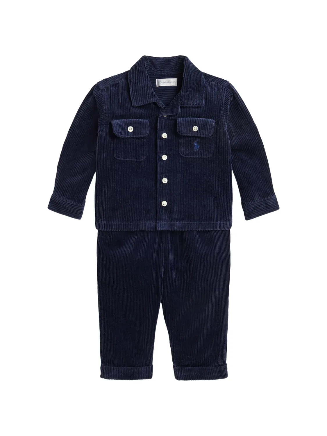 Вельветовый комплект Polo Ralph Lauren Kids, синий