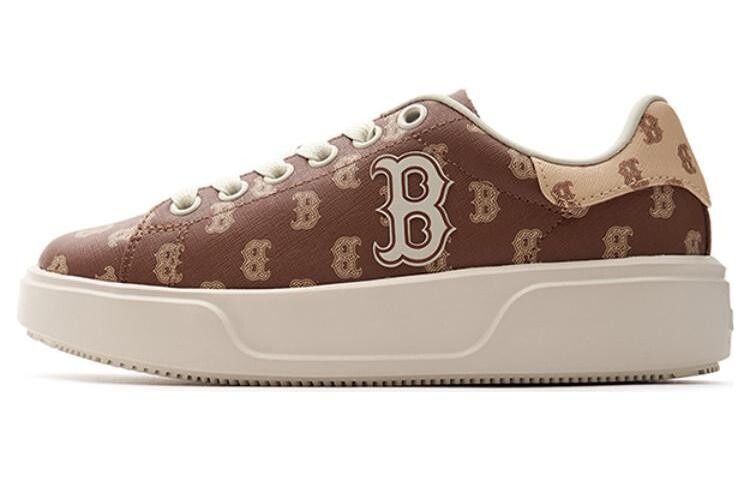 

Кроссовки MLB Chunky Classic Skateboarding Shoes Unisex Low-top Brown/White, коричневый