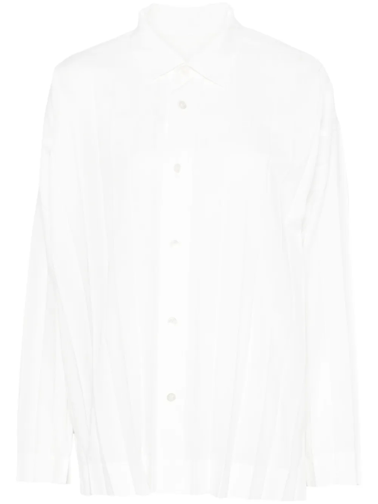 

Homme Plissé Issey Miyake рубашка Edge, белый