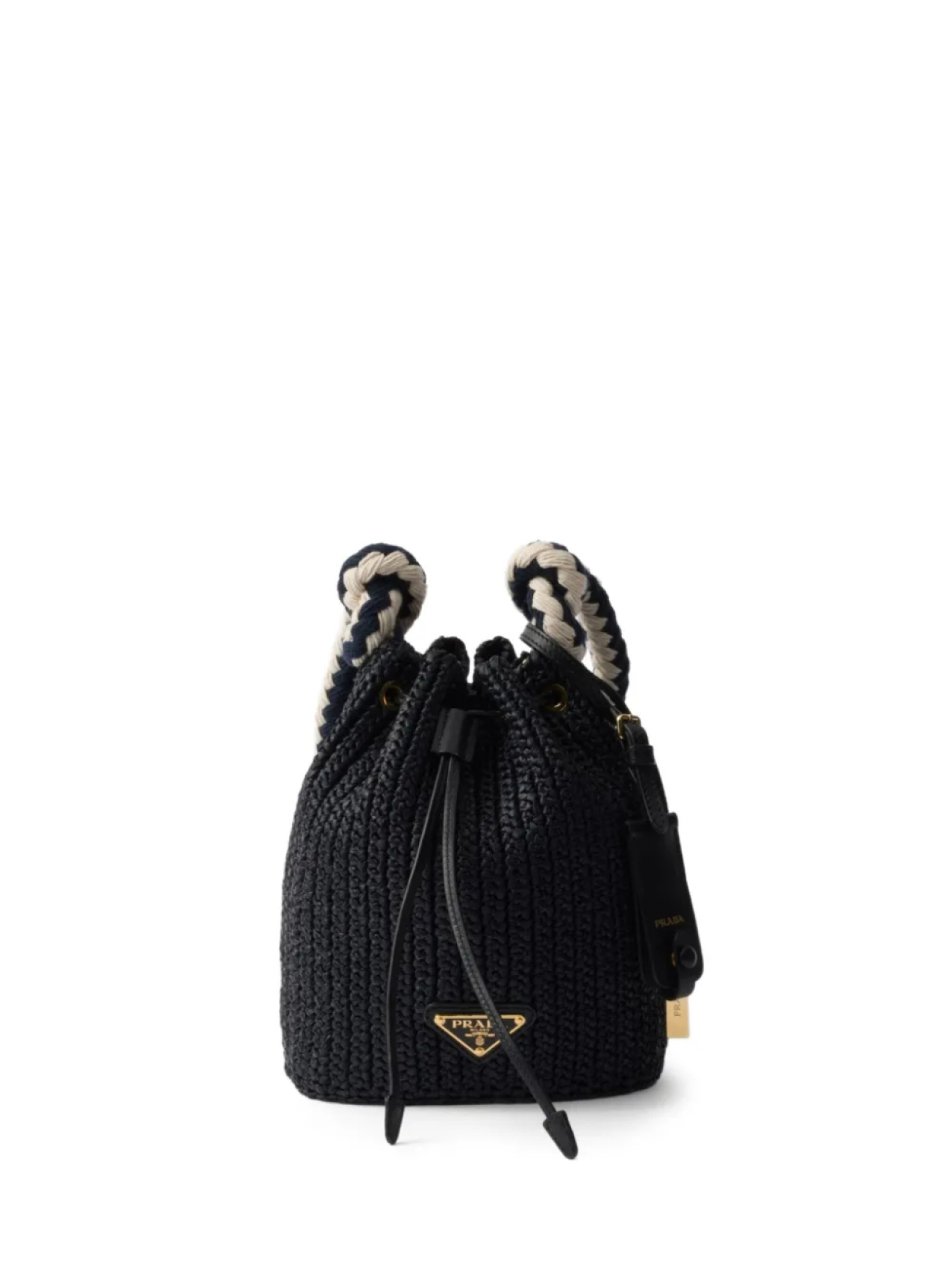 

Prada сумка-ведро с кулиской, черный