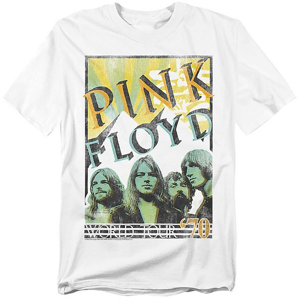 

Футболка Big & Tall Pink Floyd World Tour 1970 Licensed Character