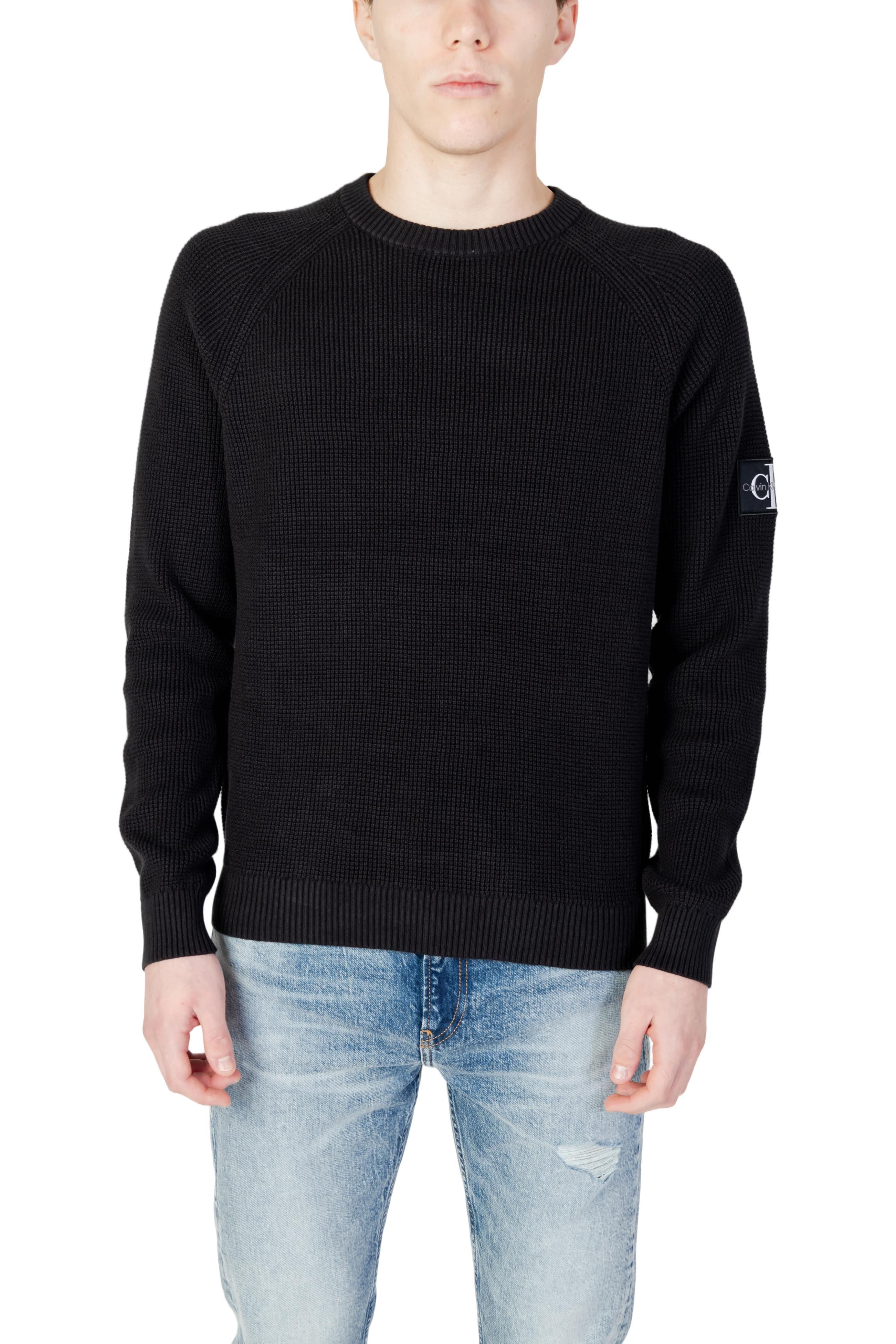 

Джемпер Calvin Klein Jeans с нашивкой на рукаве, черный