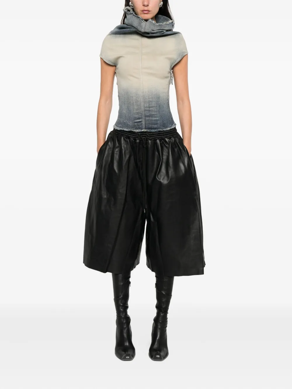 Джинсовый топ Rick Owens, синий — фото 2