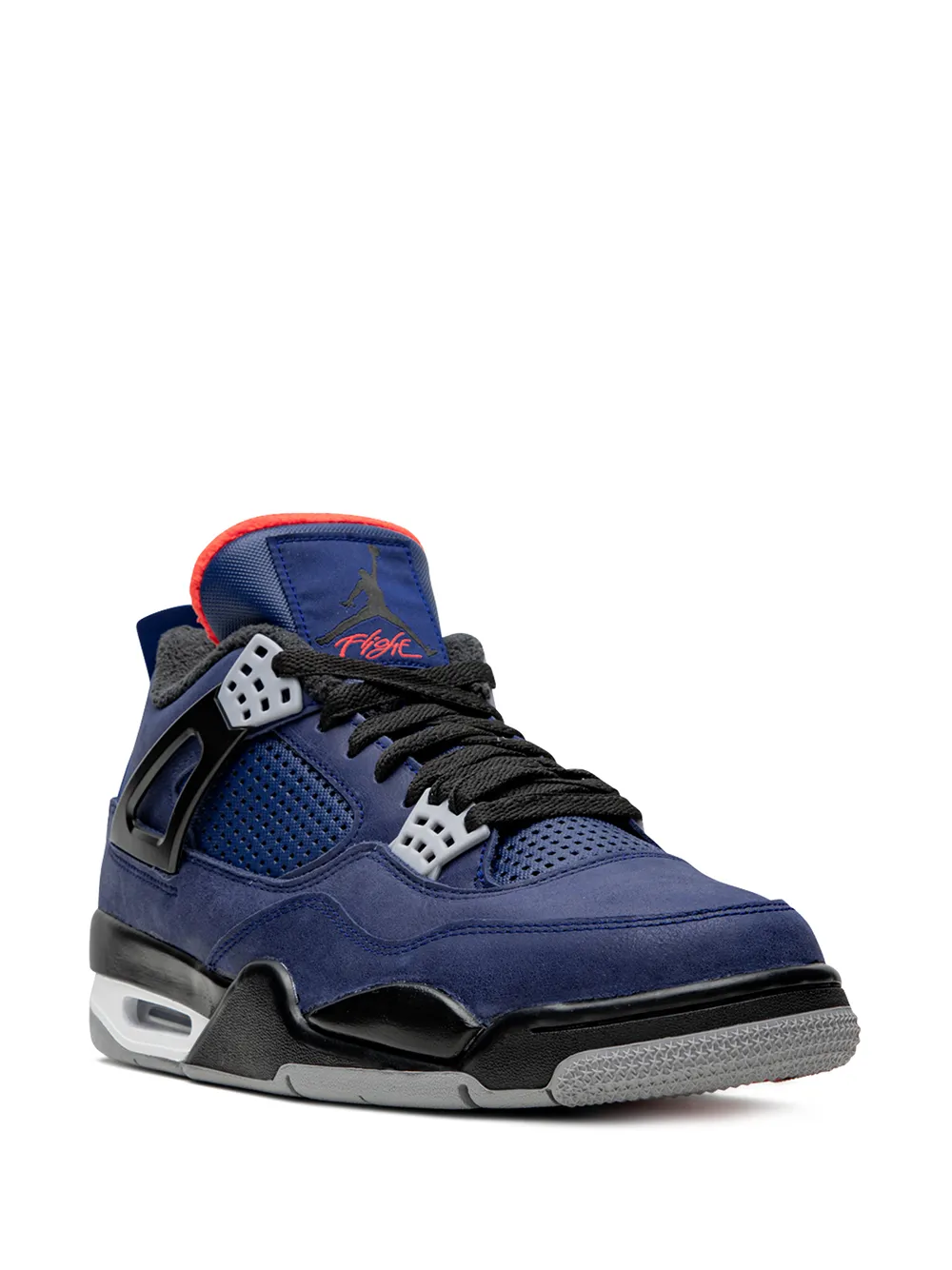 Высокие кроссовки Air  4 Jordan, синий — фото 2