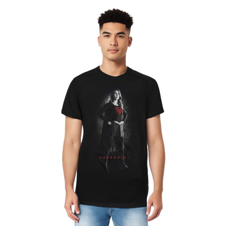 

Мужская футболка с коротким рукавом Noir для взрослых Supergirl, Black, Черный, Мужская футболка с коротким рукавом Noir для взрослых Supergirl, Black