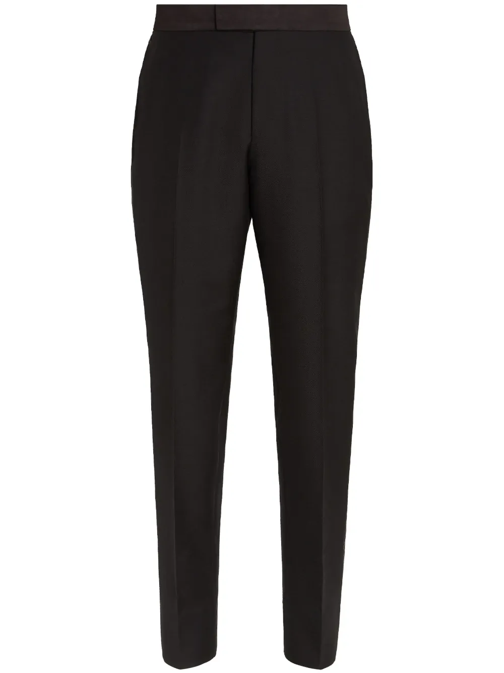 

Брюки из шерсти и мохера Zegna, черный