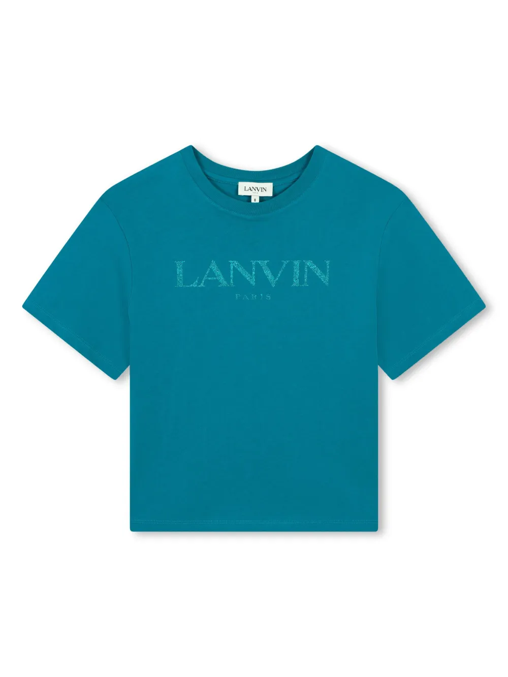 

Футболка с логотипом Lanvin Enfant, синий
