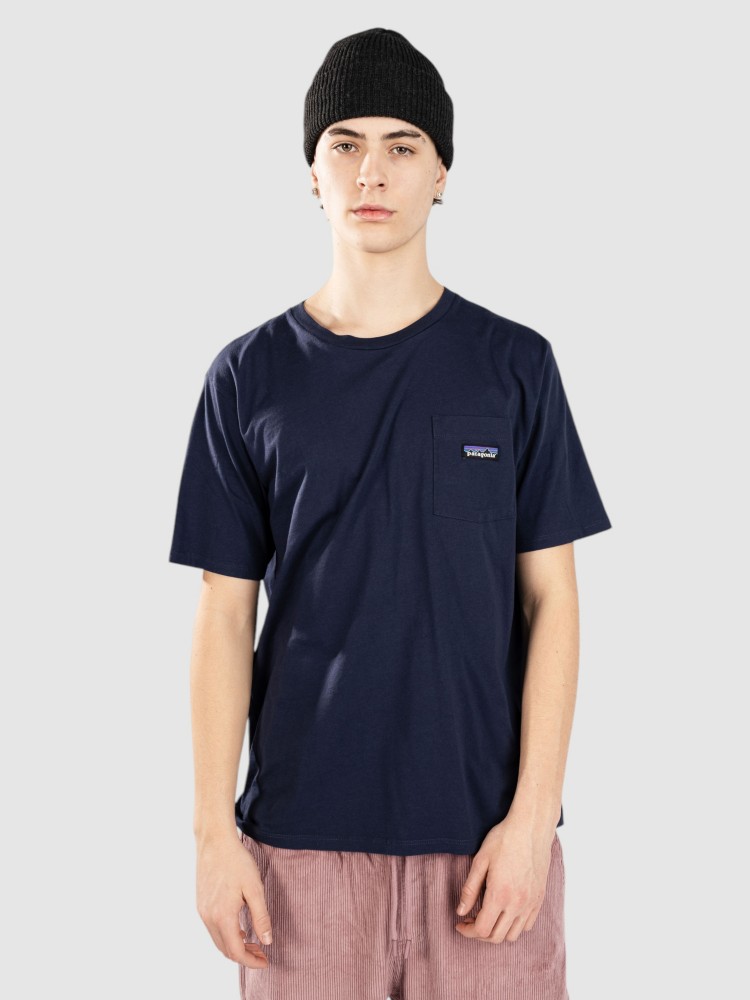 Футболка Patagonia Daily Pocket T-Shirt, new navy — фото 3