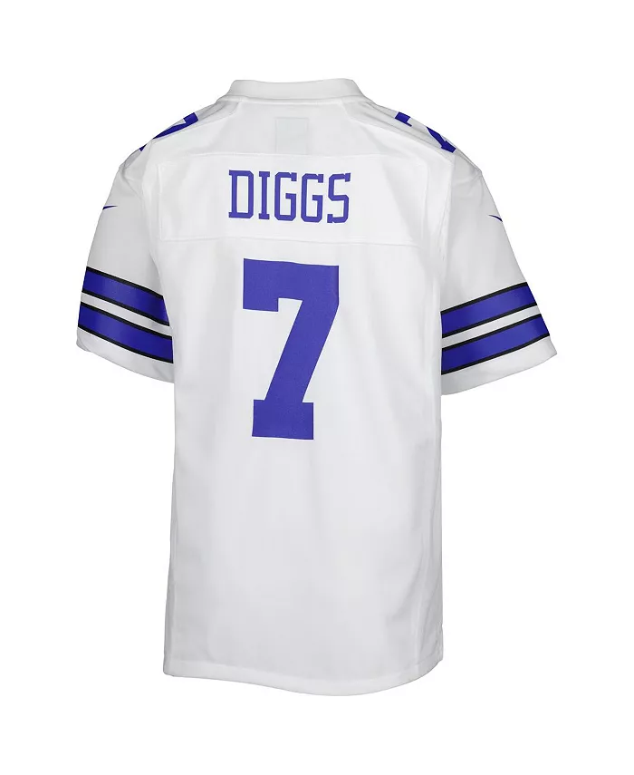 Футболка игровая Dallas Cowboys для подростков Trevon Diggs Nike, белый — фото 2