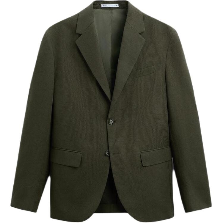 

Деловой костюм мужской хаки Zara, хаки