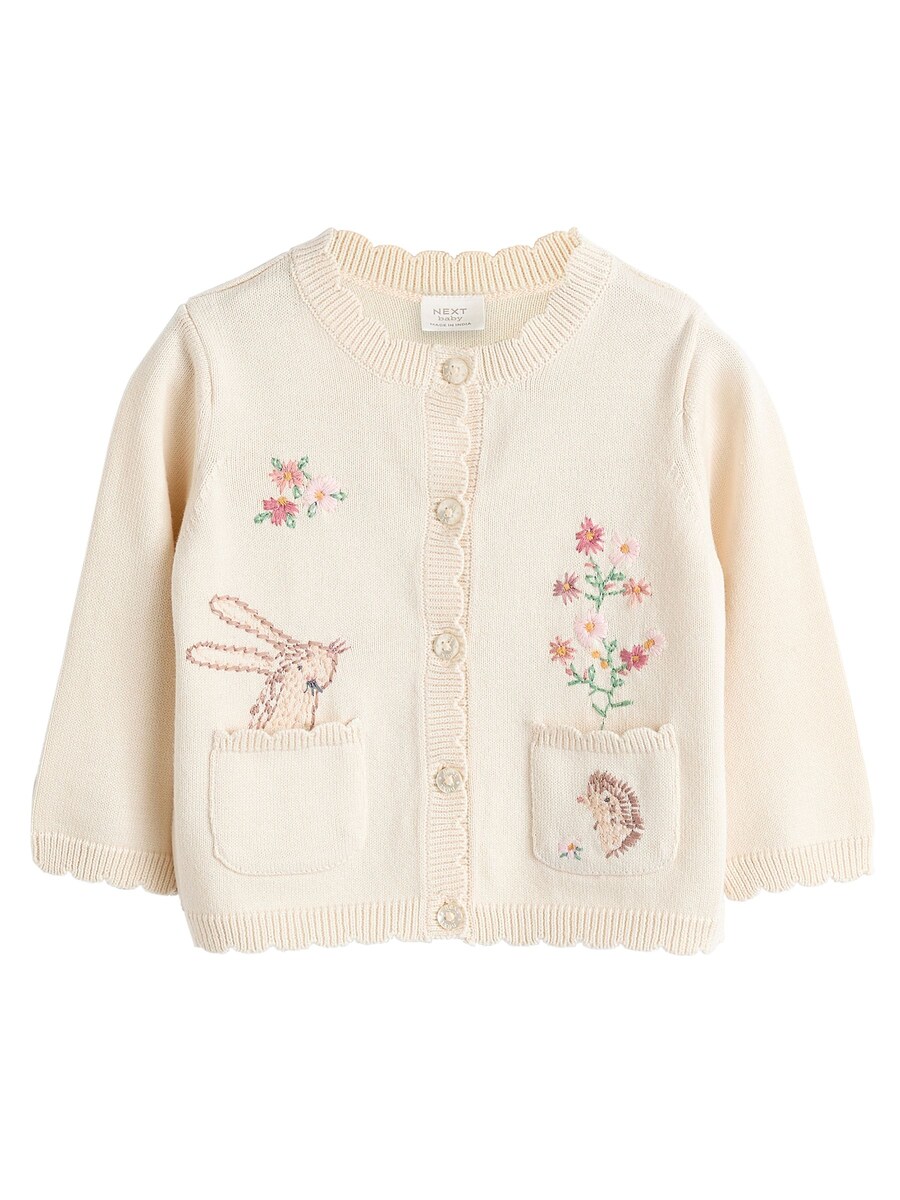 

Вязаный кардиган Next Knit Cardigan, белый