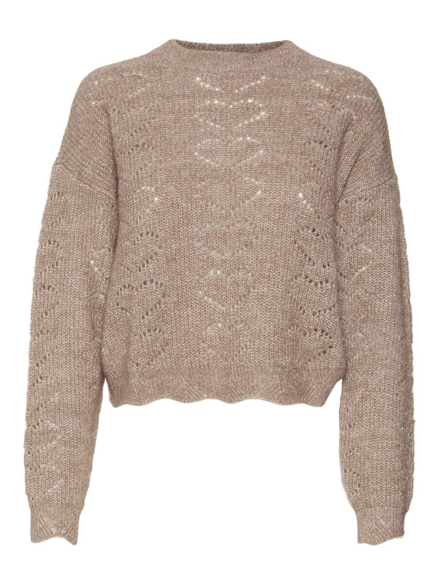 

Свитер VERO MODA Sweater HEARTS, светло-коричневый