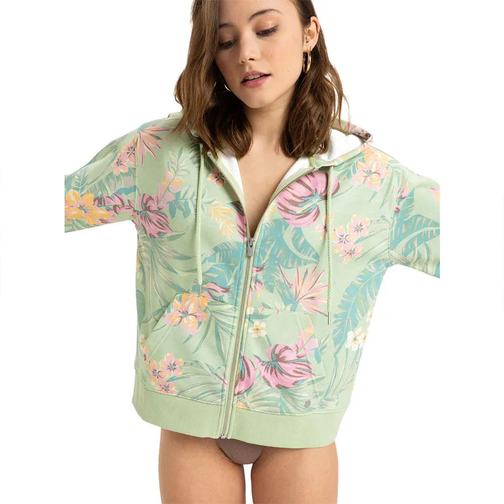 

Толстовка Roxy Feels Right full zip, зеленый