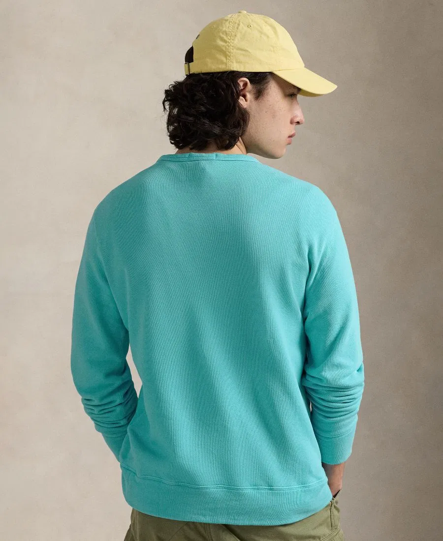 Мужская толстовка с длинными рукавами и круглым вырезом Polo Ralph Lauren, Perfect Turquoise — фото 4